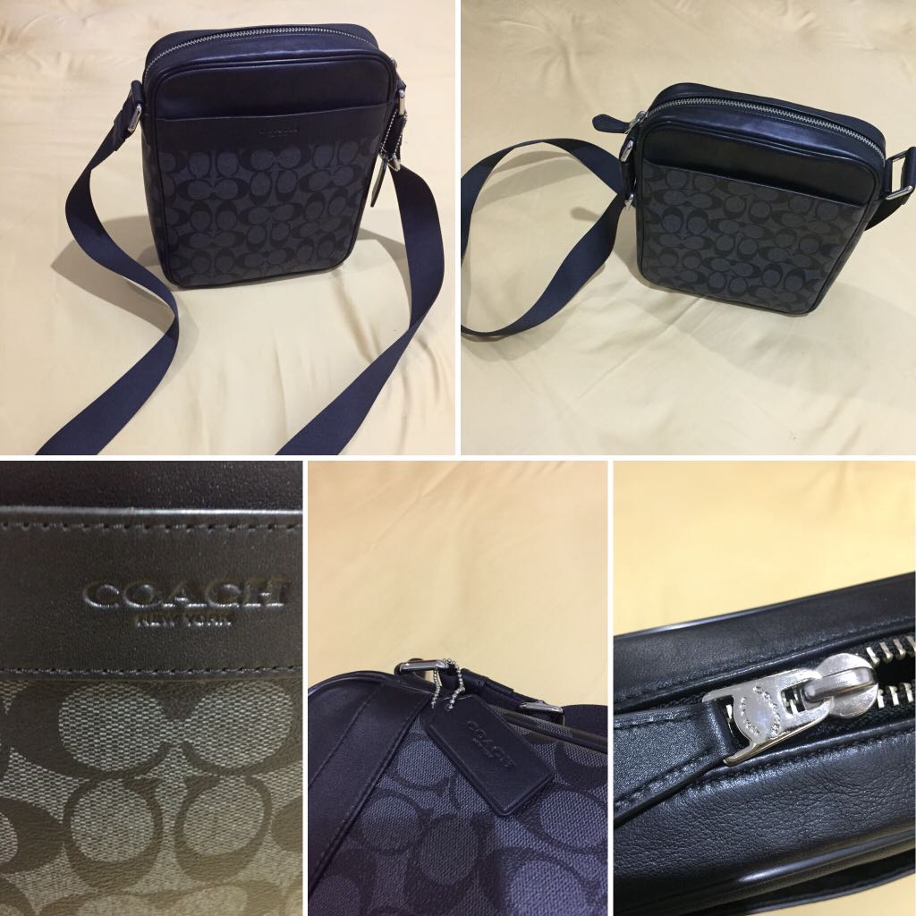 Bnwt Coach Flight Bag In Sigpvc Men S Fashion Men S Bags