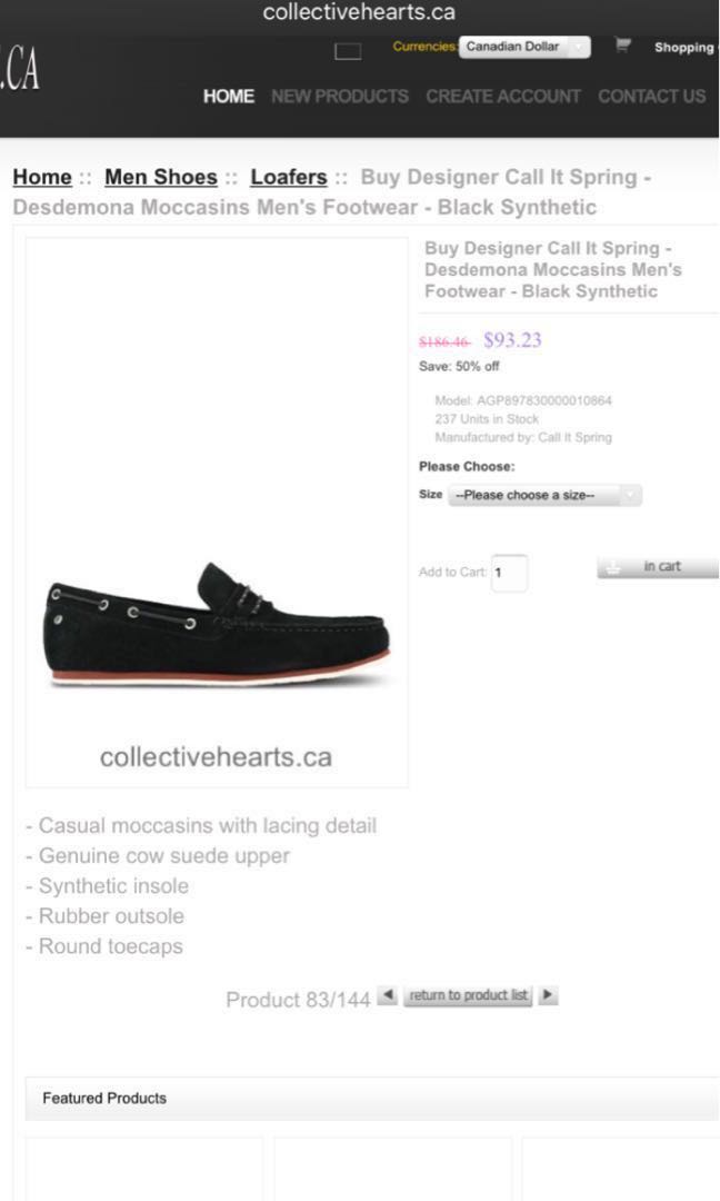 Call It Spring Desdemona Moccasins Men S Fashion Footwear On