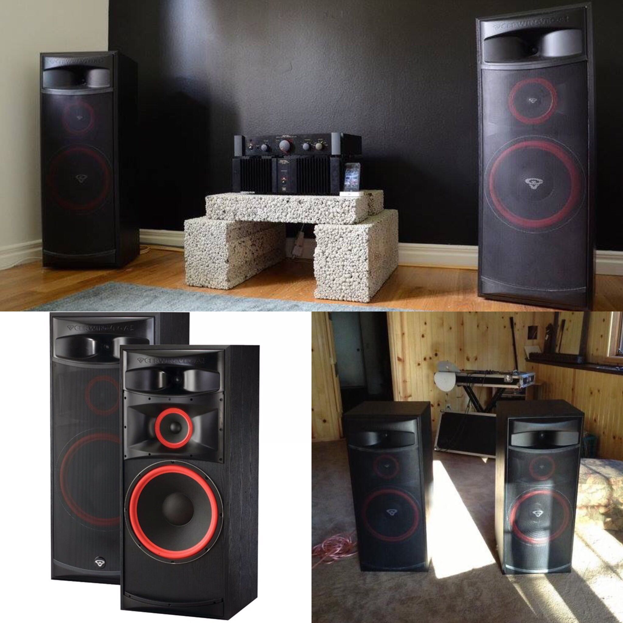 cerwin vega tower speakers
