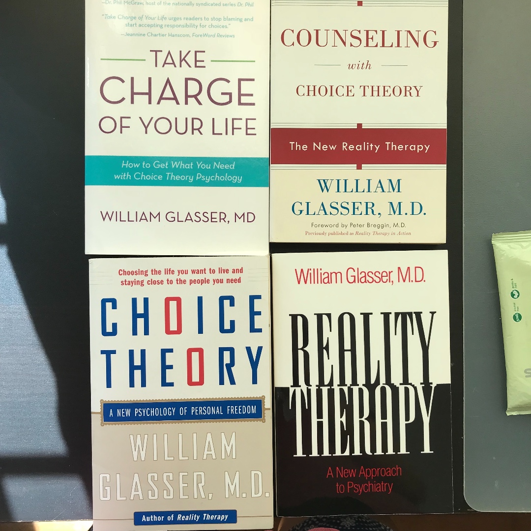 Choice Theory Reality Therapy Book Bundle The Language Of - 