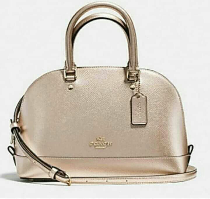 coach mini sierra rose gold