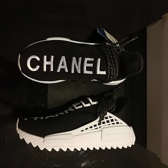 Chanel x Pharrell x Adidas NMD HU 