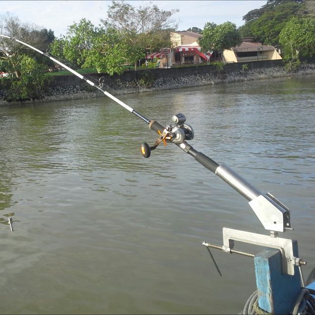 CUSTOM MADE] STAINLESS steel Boat Fishing ROD holder, Sports Equipment,  Fishing on Carousell