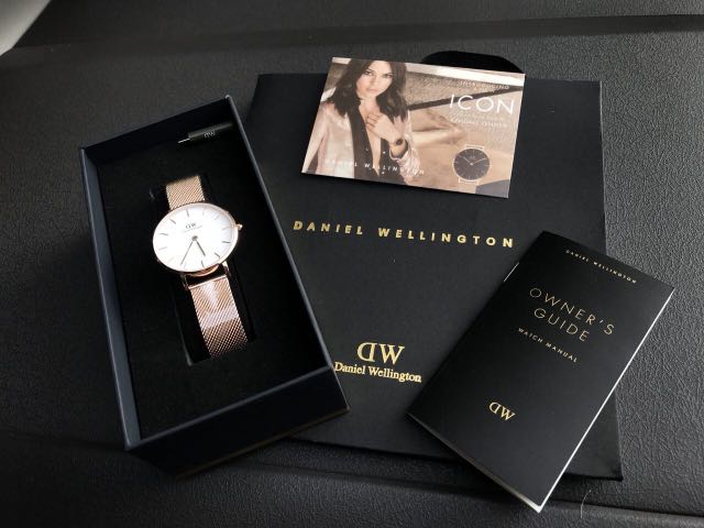 Daniel Wellington Original Classic Petite White, Women's Fashion, Watches Carousell