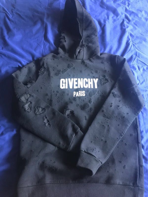Givenchy Distressed Hoodie