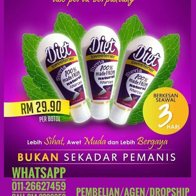 Gula Untuk Diet Rm15 Health Beauty Skin Bath Body On Carousell