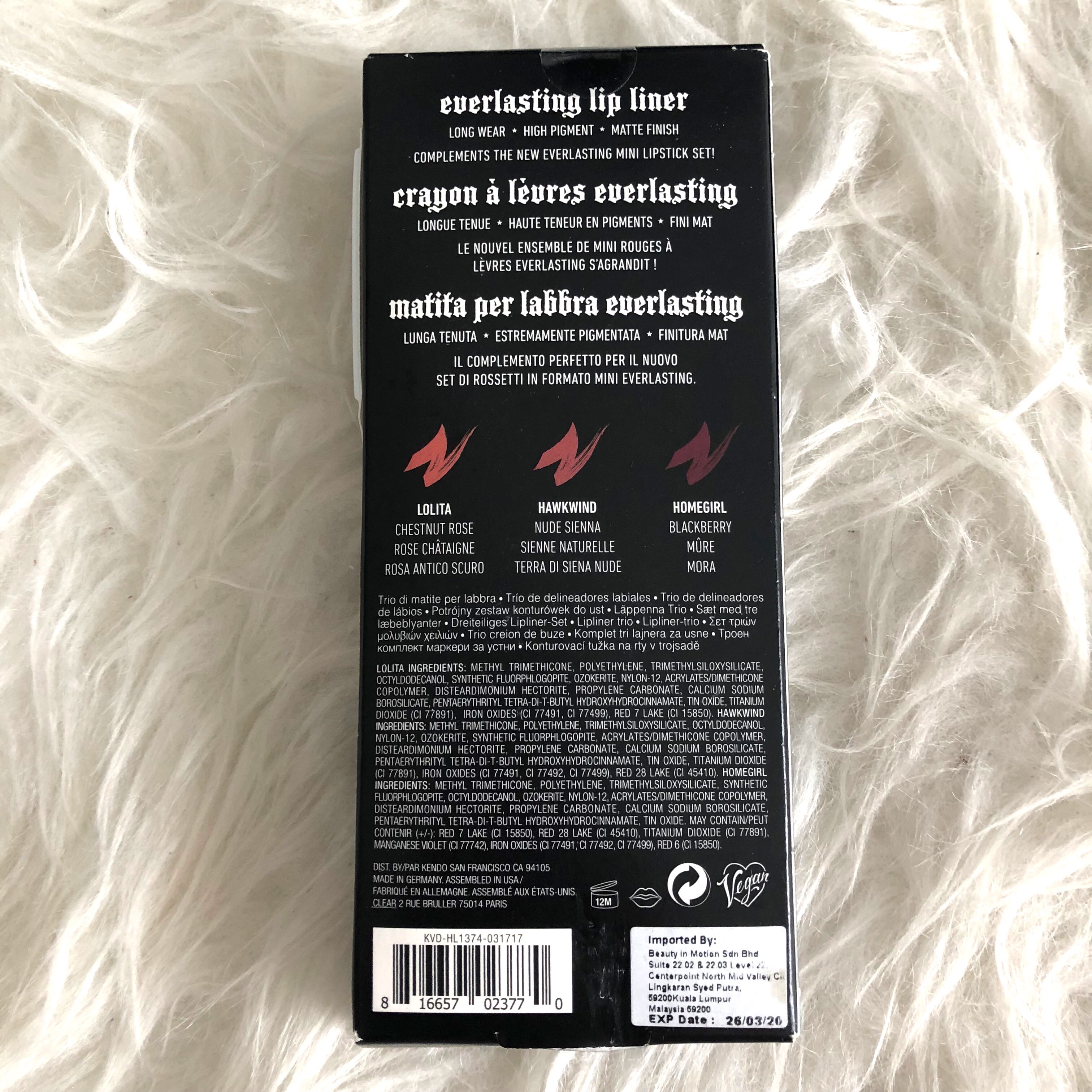Kat Von D Everlasting Lip Liner, Produk Badan Dan Kecantikan, Kat Von D Everlasting Lip Liner, Produk Badan Dan Kecantikan,
