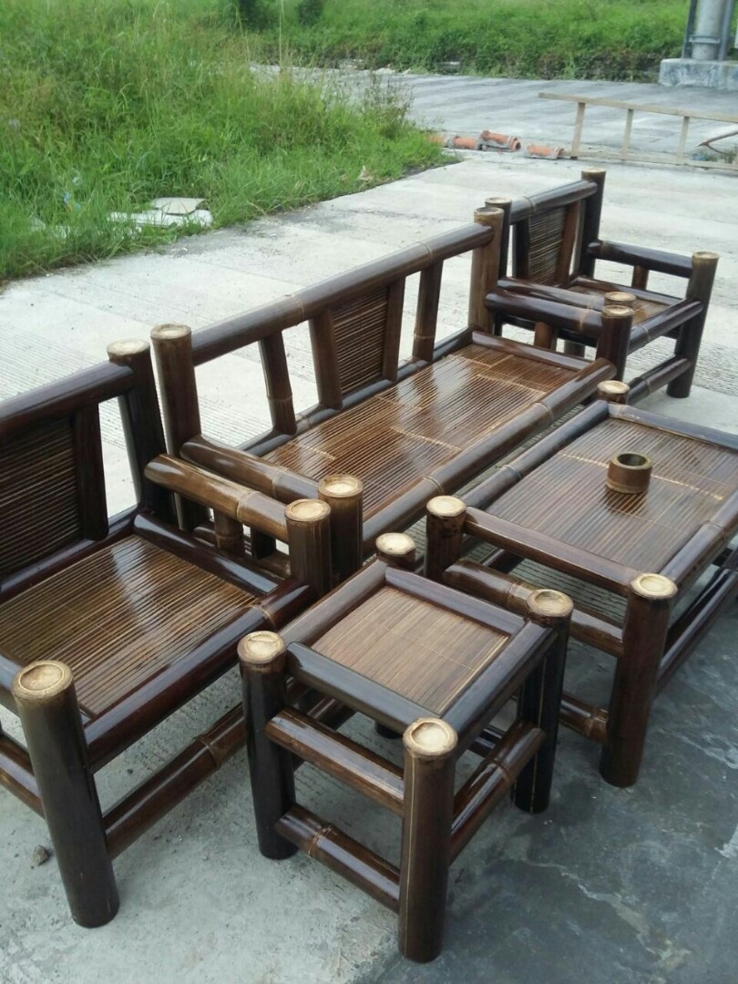 6100 Koleksi Gambar Kursi Sofa Dari Bambu HD