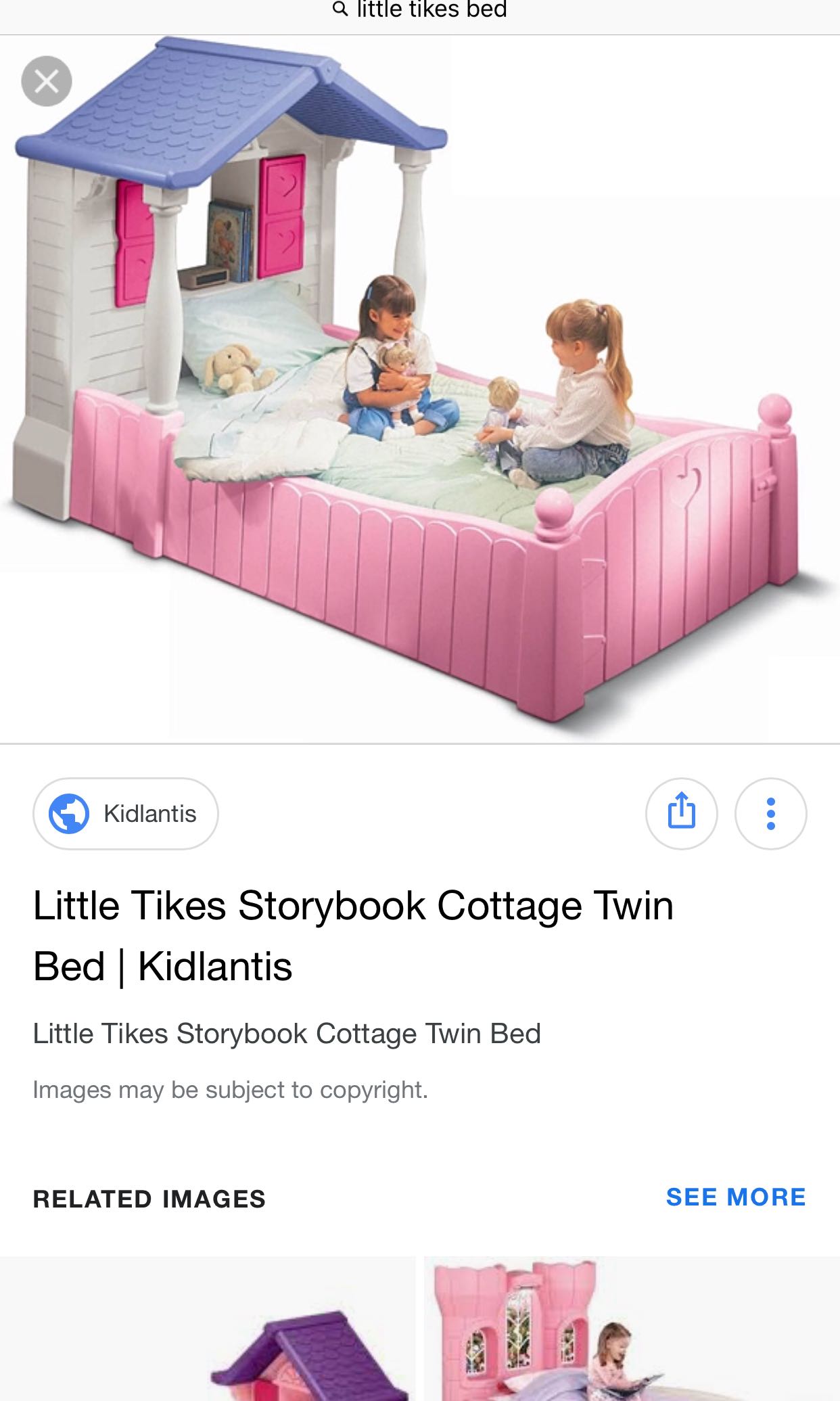 Little Tikes Storybook Cottage Twin Bed Home Furniture