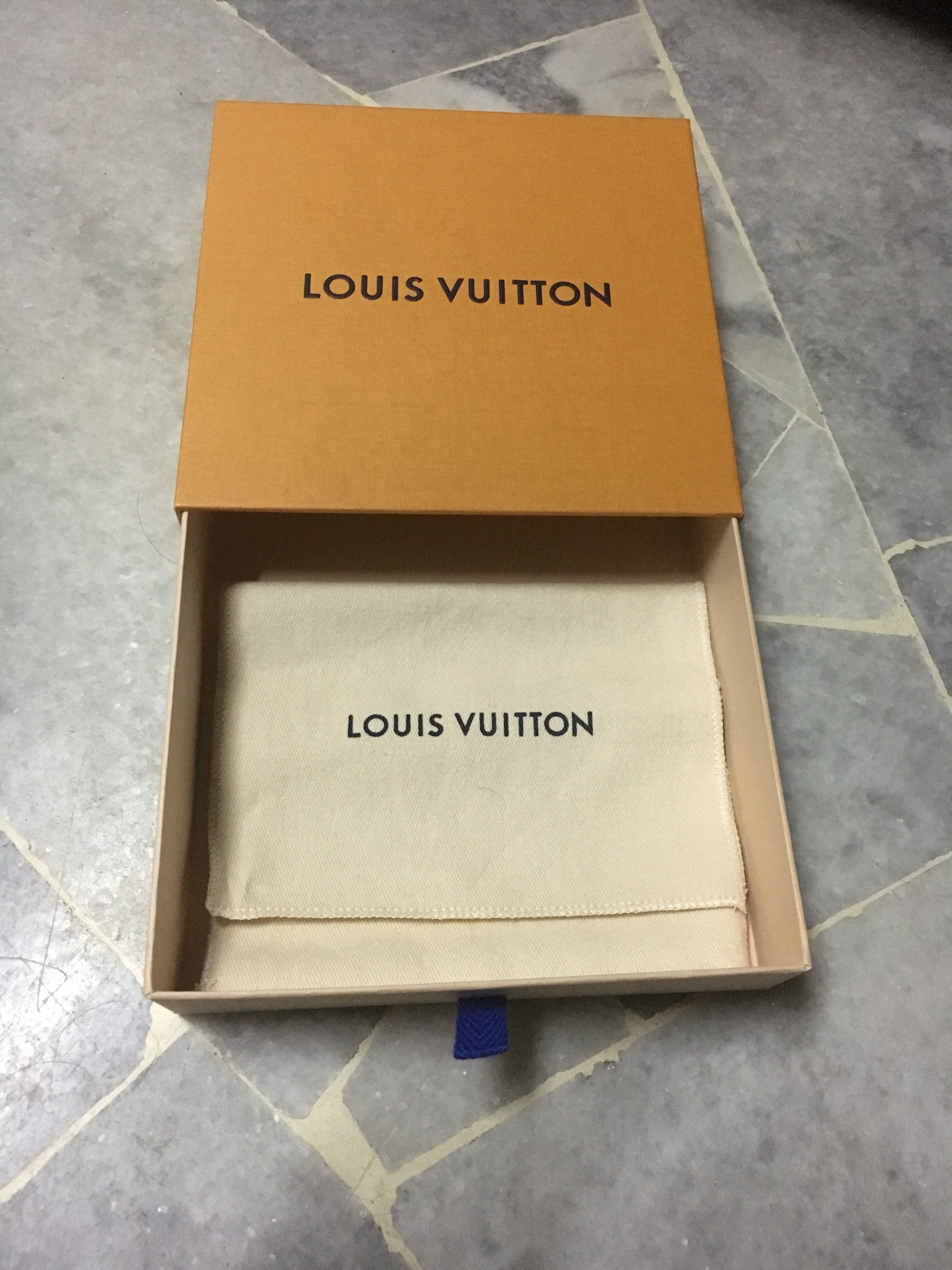 LV Wallet Box 📦 with Dustbag, Women's Fashion, Bags & Wallets