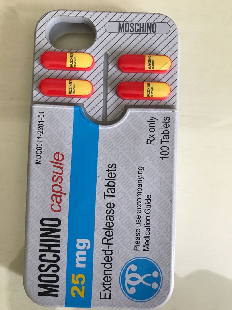 moschino pill case
