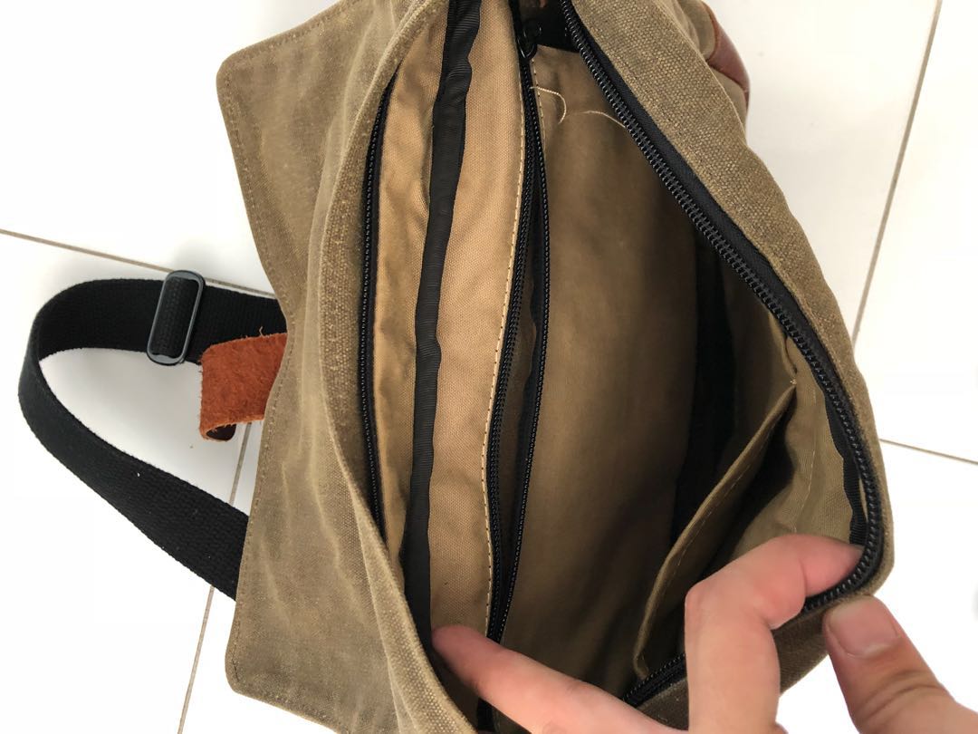 Nutsac satchel, Men's Fashion, Bags, Sling Bags on Carousell