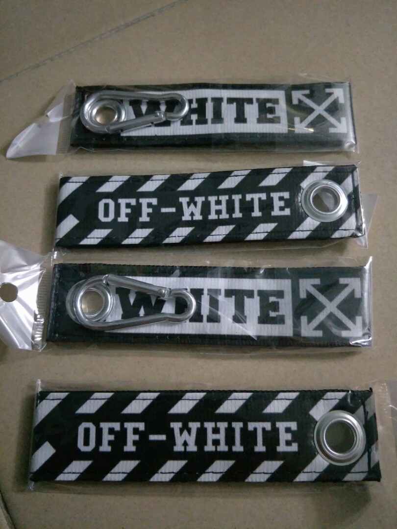 OFF WHITE Keychain custom Men s Fashion Watches Accessories Jewelry on Carousell
