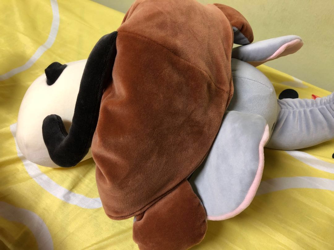 reversible elephant plush