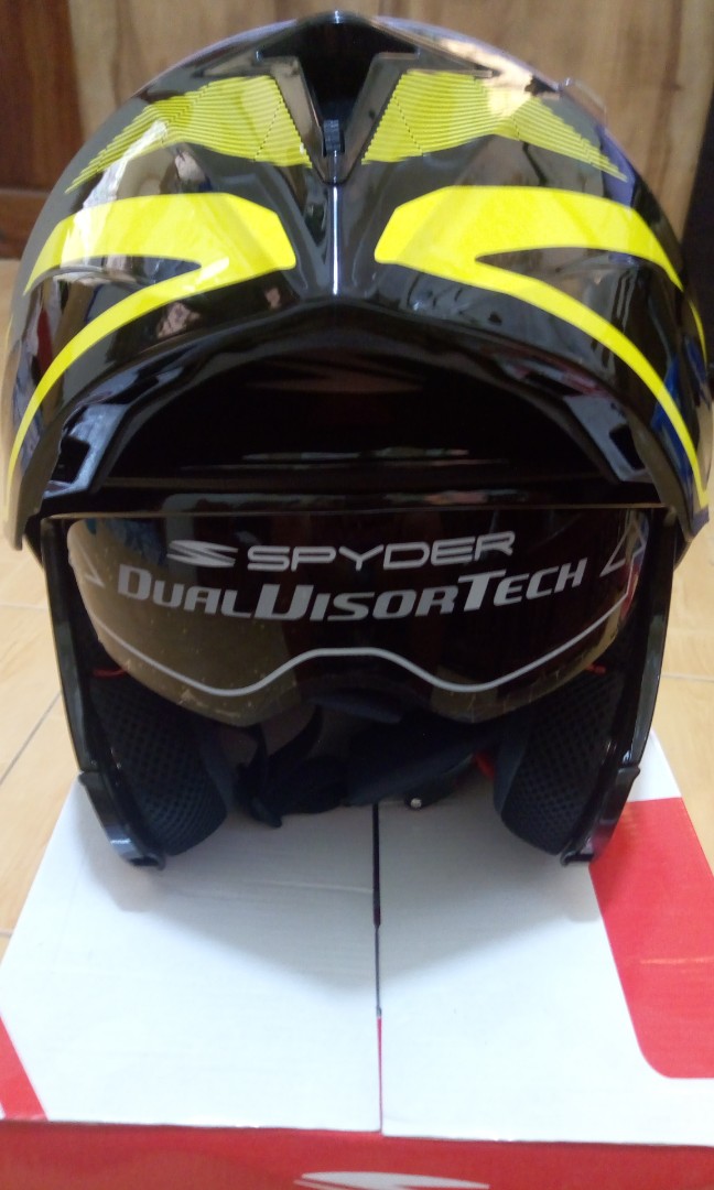 SPYDER HELMET DELTA DUAL VISOR MODULAR Motorbikes on Carousell