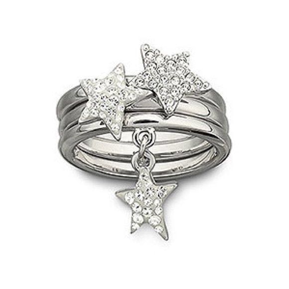 Swarovski star new arrivals ring