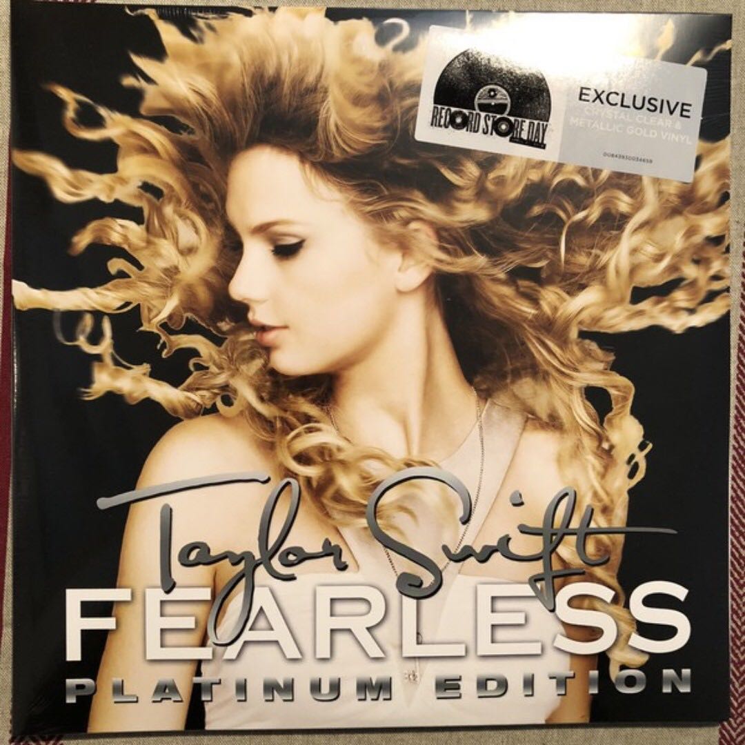Taylor Swift ‎– Fearless (Platinum Edition) (RSD 2018 Clear & Pink 