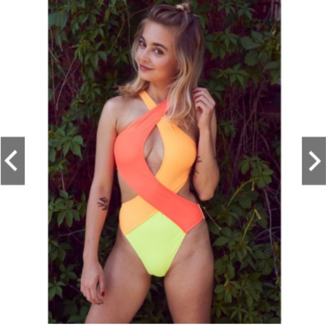 crossover bathing suit