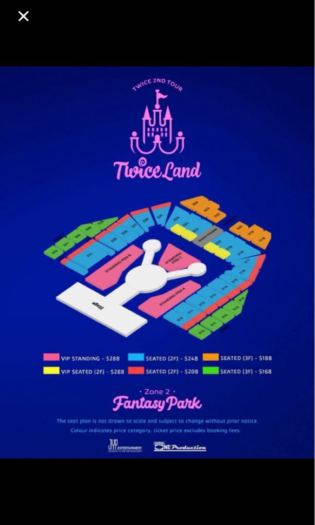 Wts Twice Concert Vip Ticket At Below Cost Tickets Vouchers Event Tickets On Carousell
