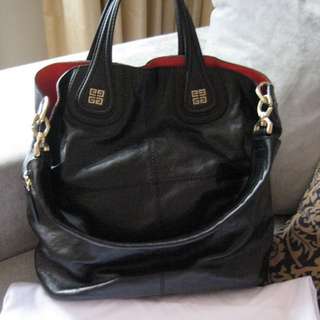 Givenchy Nightingale Tote In Midnight Blue