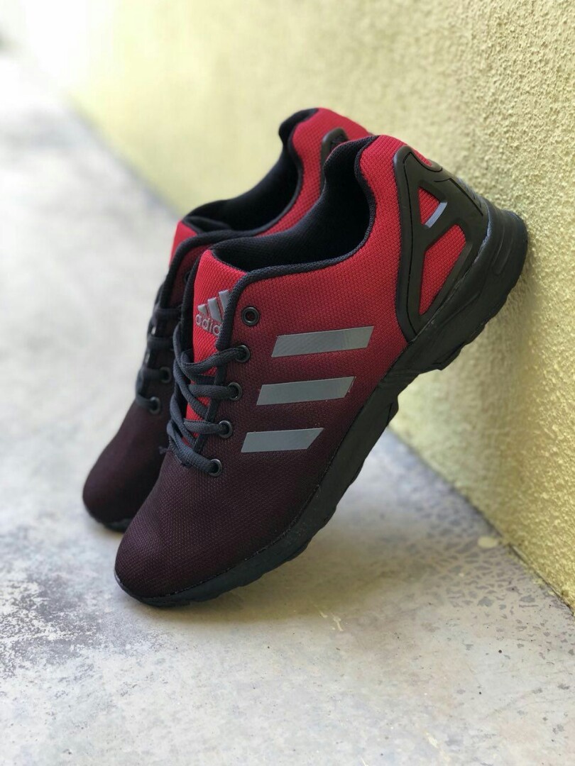 adidas zx flux red black