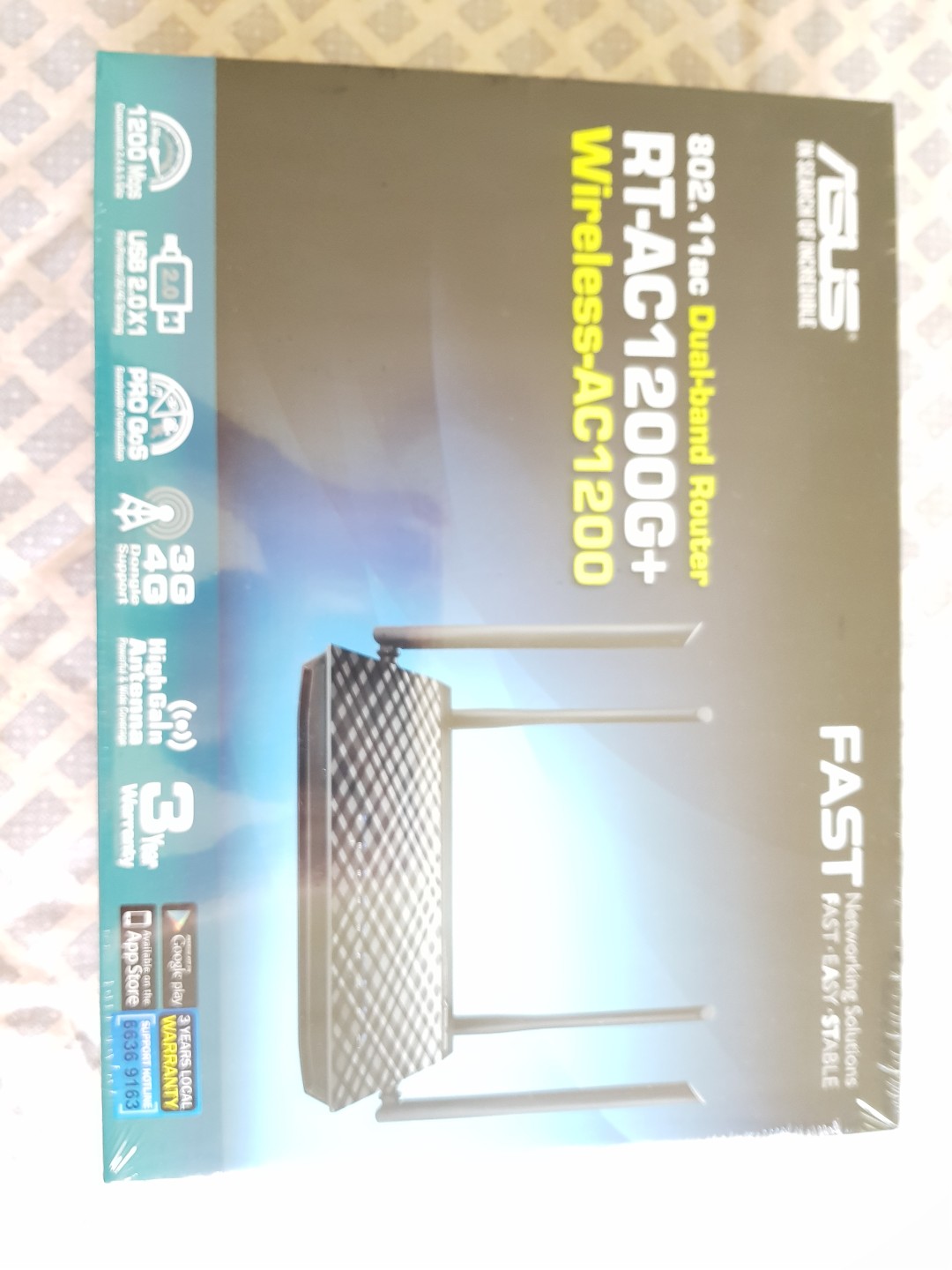 Asus router AC 1200, Computers & Tech, Parts & Accessories, Networking ...