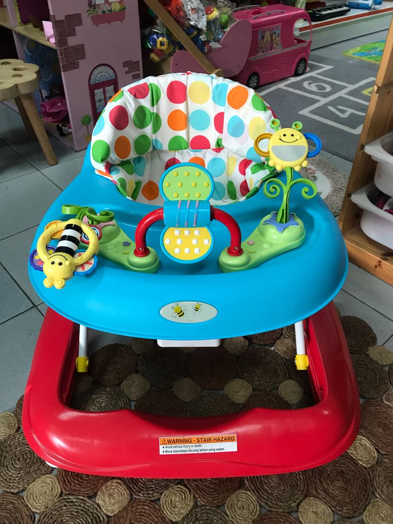 Babylo Busy Bee Buttercup Walker Red