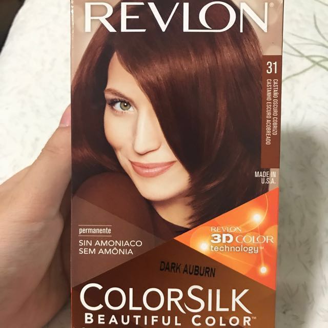Bnib Brand New Revlon Colorsilk Beautiful Color 31 Dark Auburn Hair Dye Hair  Colour (Ammonia Free, Permanent, Grey Hair Coverage) #Mothersday Mother'S  Day, Beauty & Personal Care, Hair On Carousell