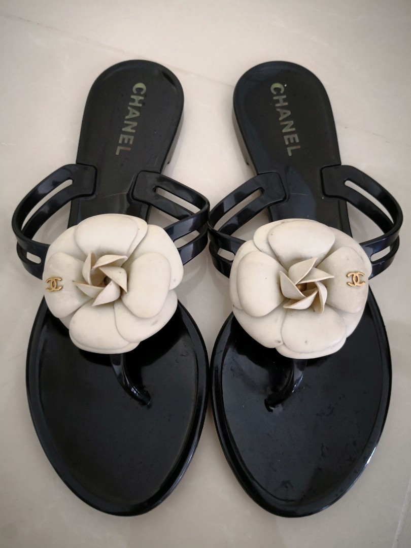 Chanel jelly sandals, Luxury, Shoes on 