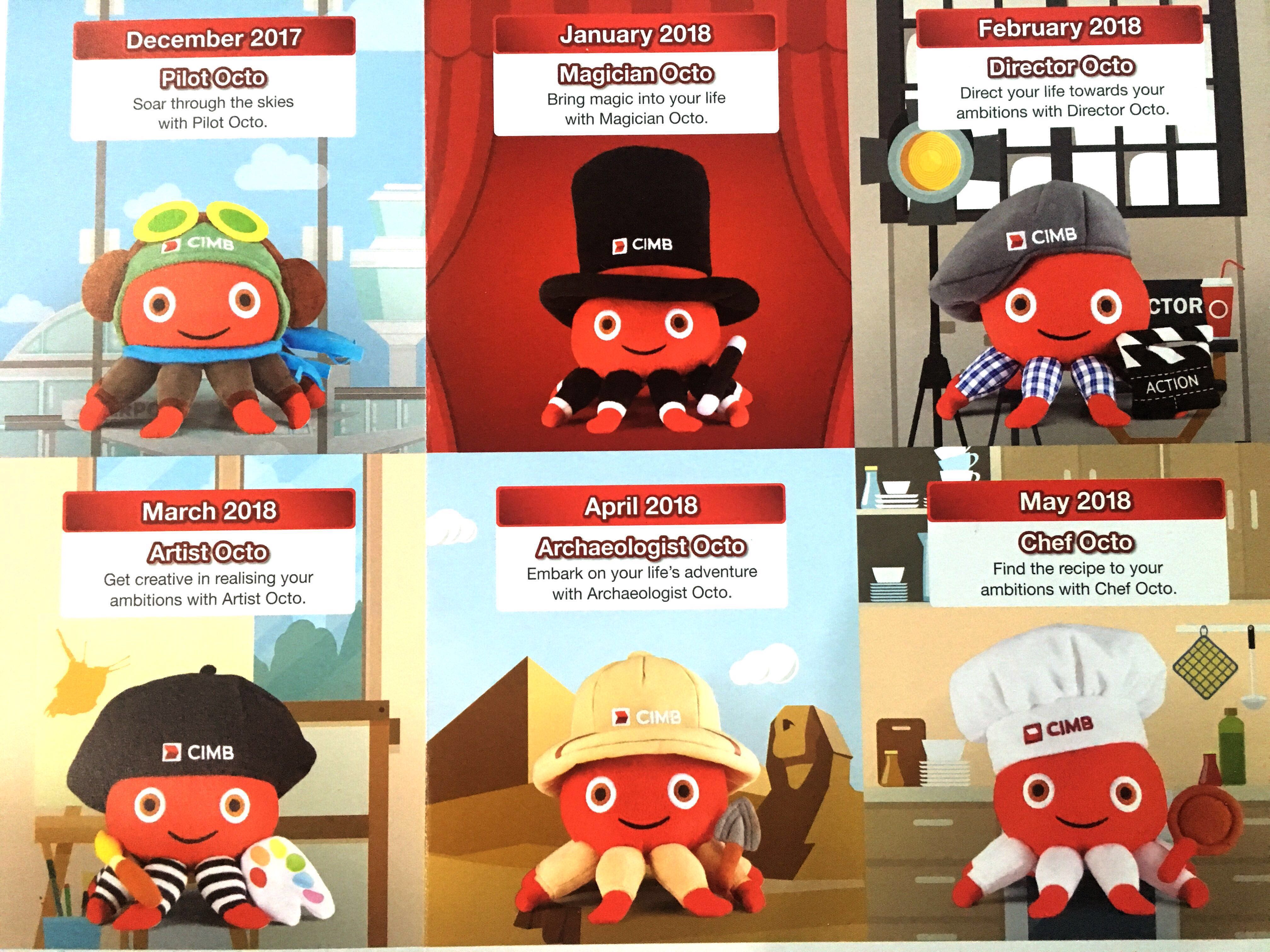 CIMB Octo Octopus Toy
