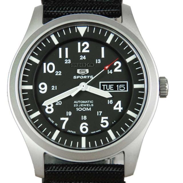 Double Dome Sapphire Crystal For Seiko Military Style SNZG09/11