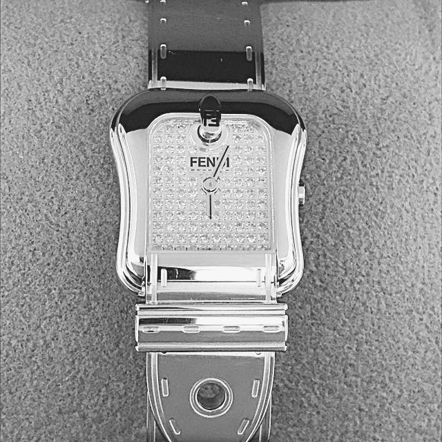 Fendi Orologi Full diamond Dial watch 