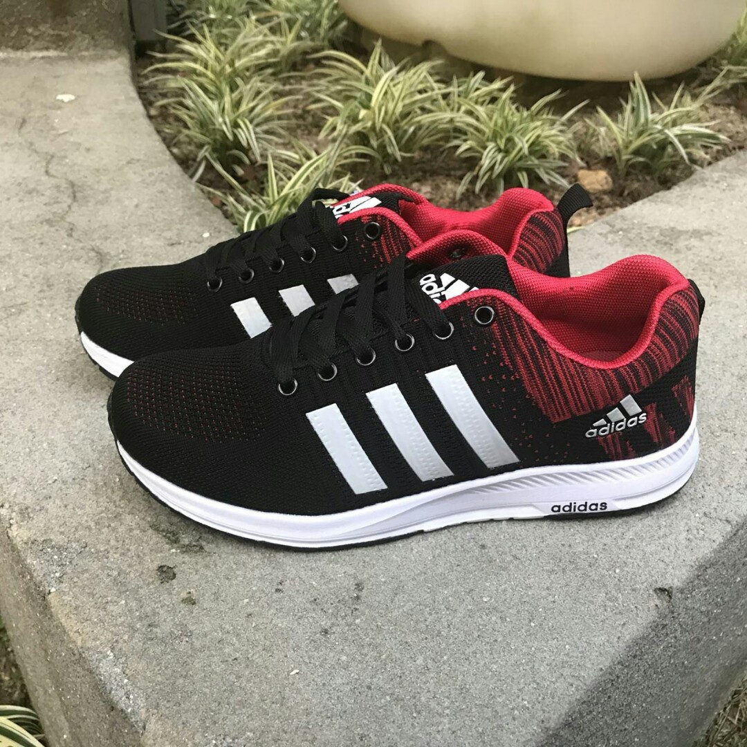 Adidas cloudfoam top black red