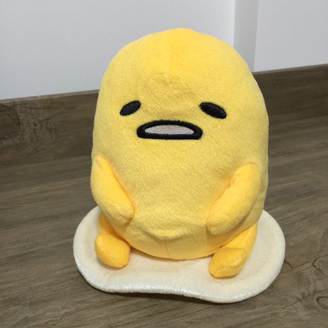 gudetama talking plush