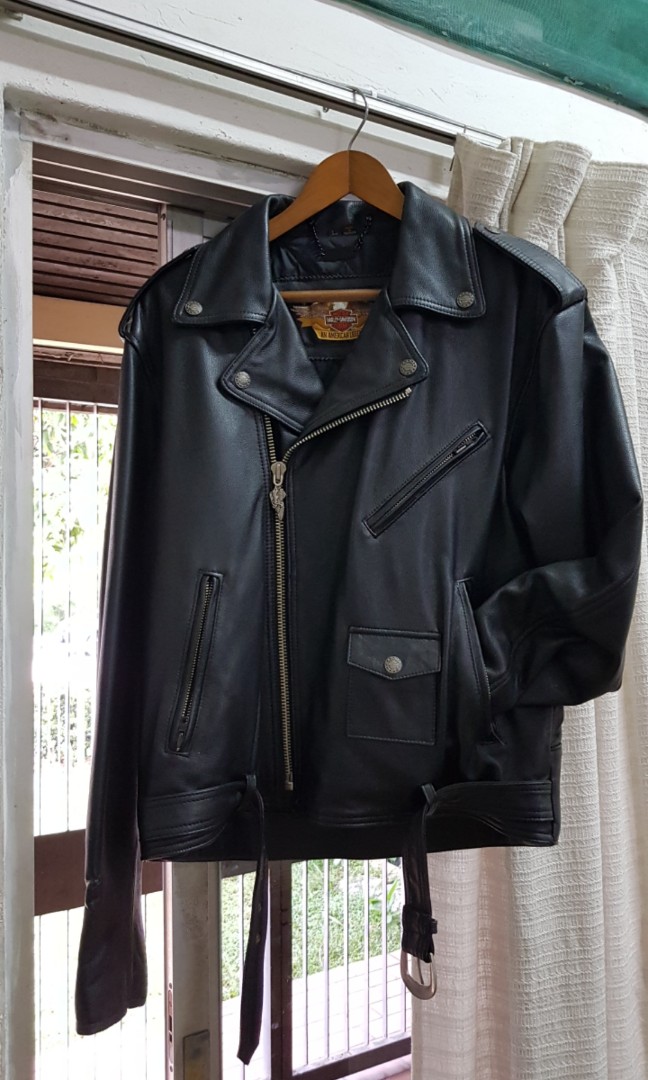 Genuine leather harley clearance davidson jackets