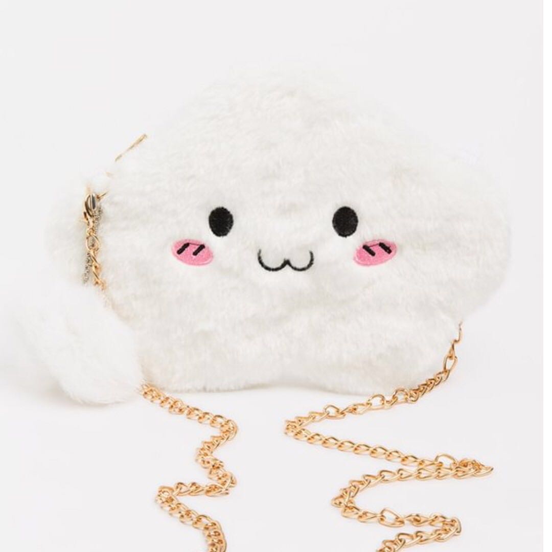 fluffy sling bag