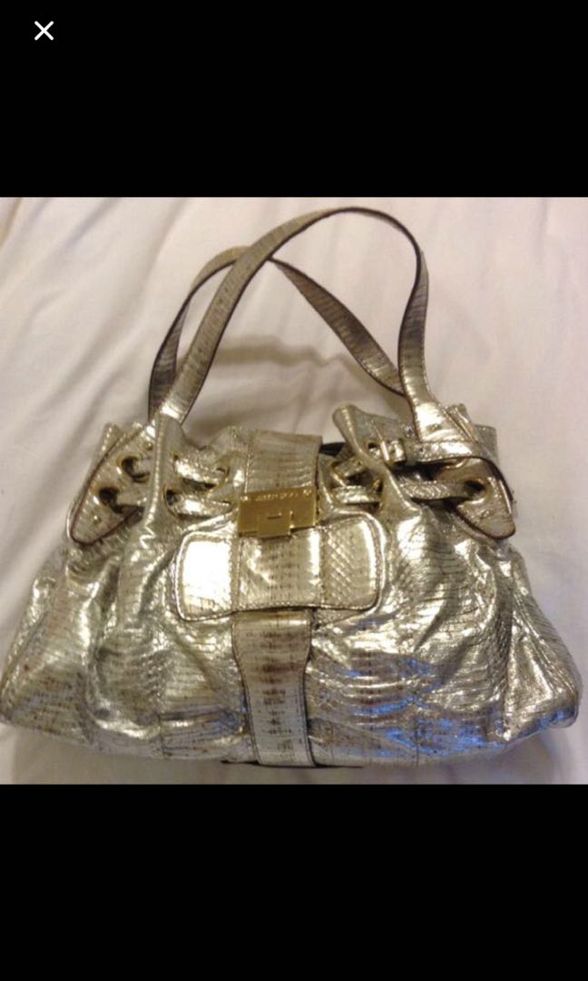 jimmy choo python skin bag