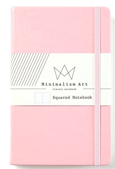 Minimalism Art Classic Notebook Journal Size A4 In Pink
