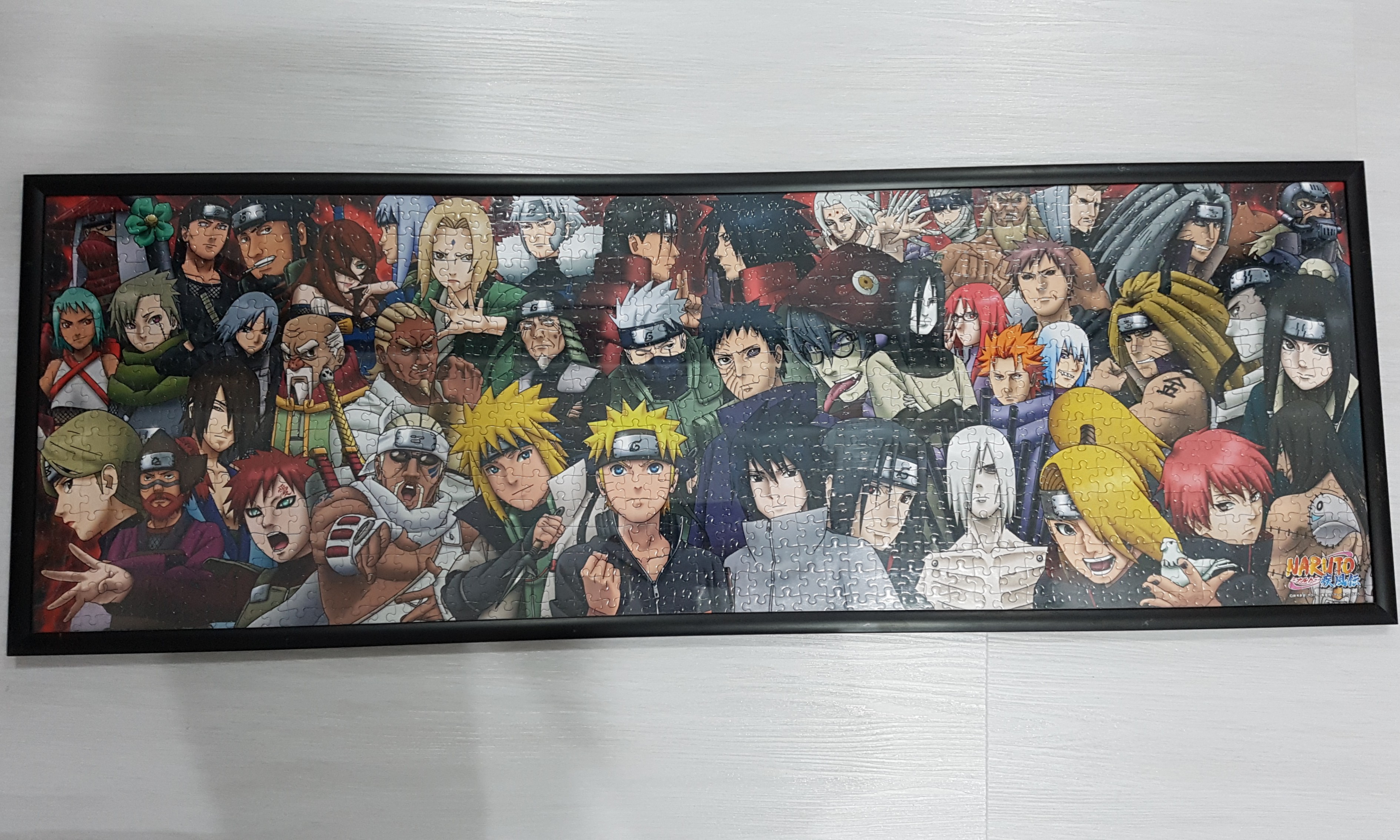 Naruto 1000 piece puzzle with frame