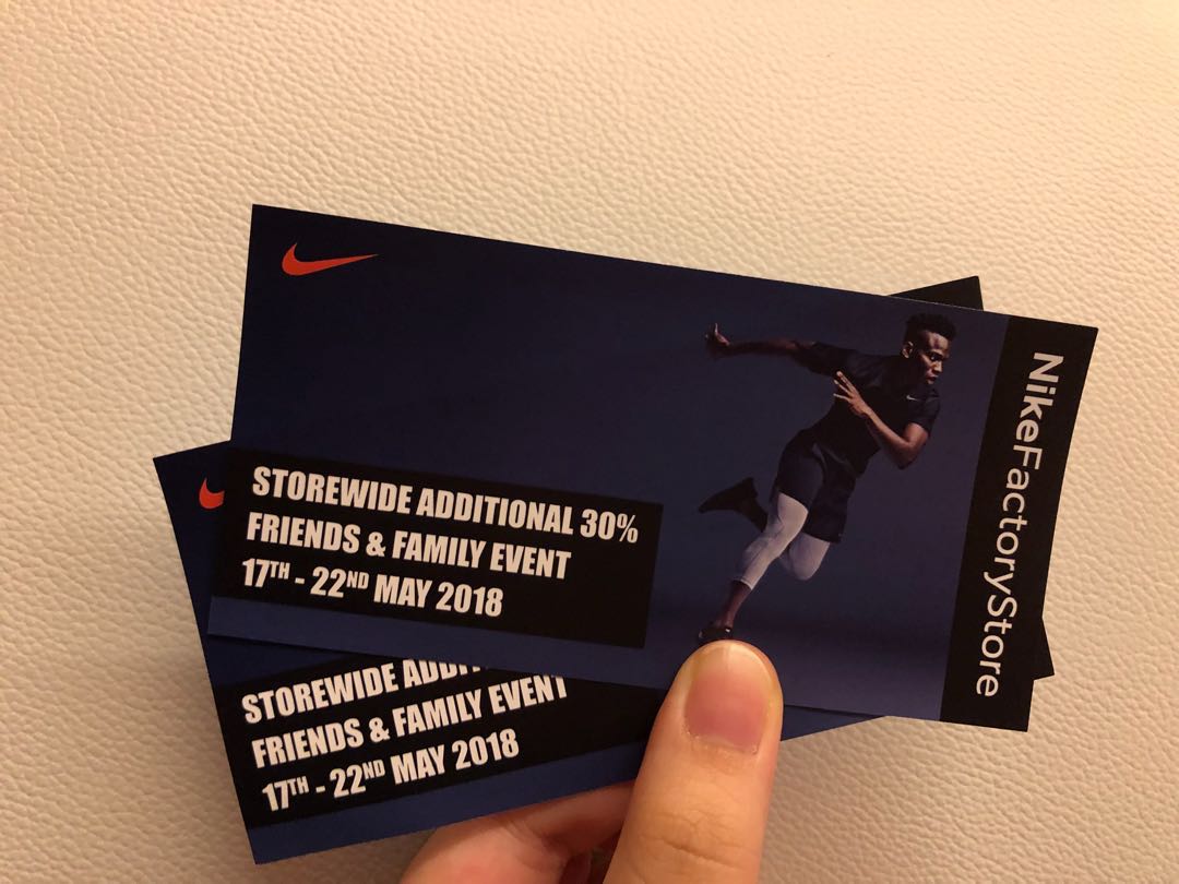 nike discount card