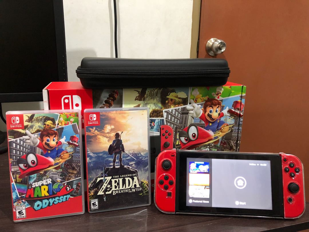 Nintendo Switch Super Mario Odyssey, Video Gaming, Video Game Consoles