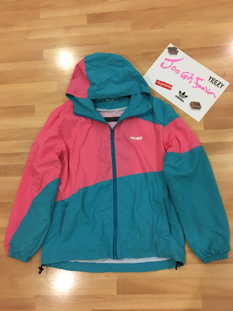 Pink and online blue windbreaker