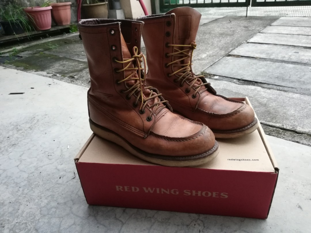 8 red wing boots