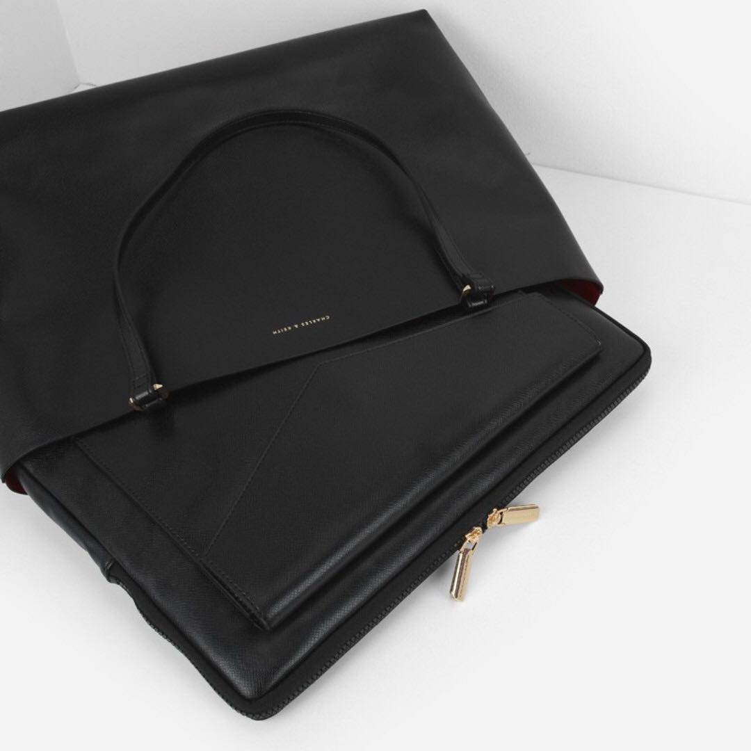charles keith laptop bag