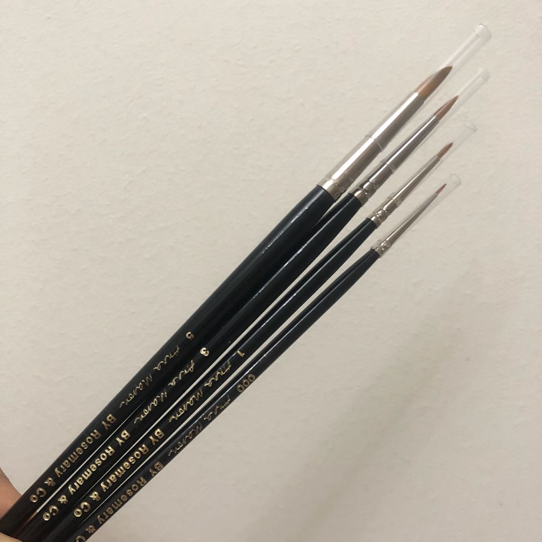 Rosemary & Co Anna Mason Watercolor Brush Set, Hobbies & Toys