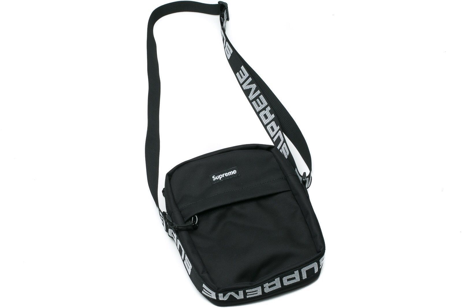 supreme ss18 shoulder bag black