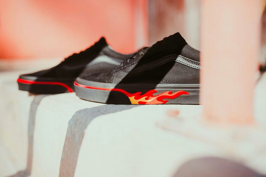 Vans flame wall Vans flame wall