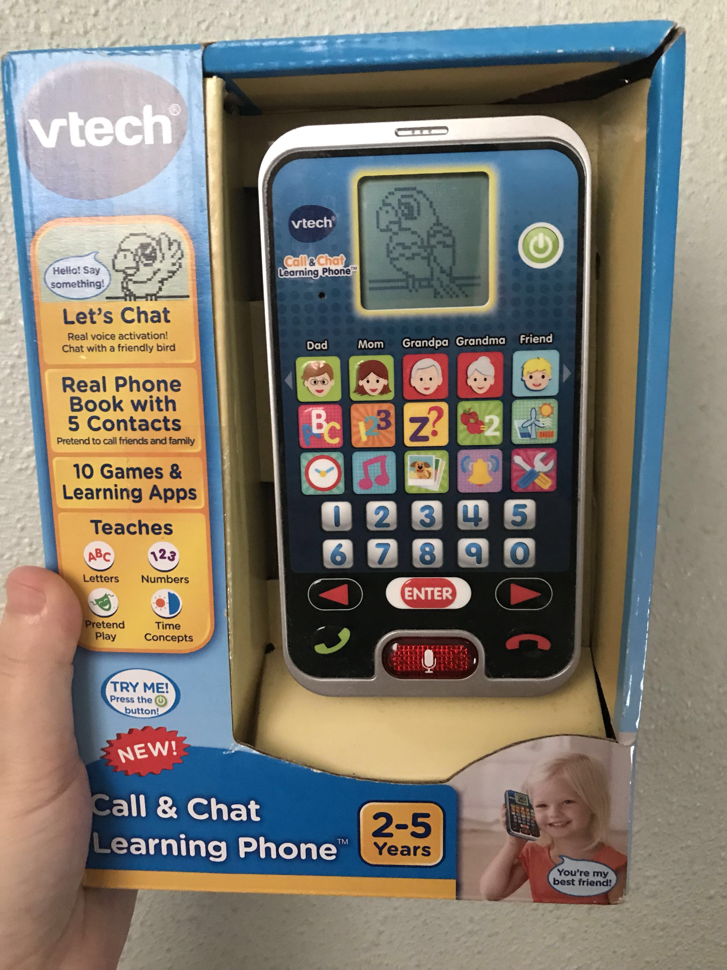 Vtech Call Chat Learning Phone Hobbies Toys Toys Games On Carousell