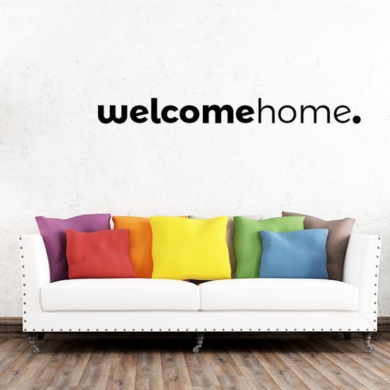 Welcome Home Wall Sticker Decal Furniture Decor On Carou - Welcome Wall Decal Welcome Home Wall Sticker Decal Furniture Decor On Carou - Welcome Wall Decal