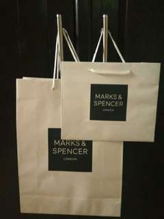 Paper bag Marks & Spencer